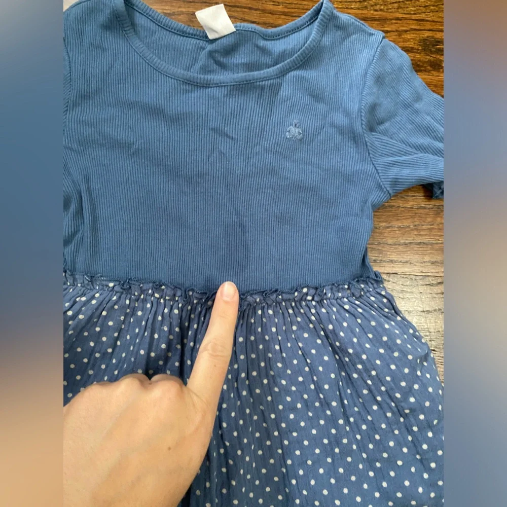 Baby GAP- 100% cotton toddler girl 4yrs Short-Sleeve Polka Dot Dress PLAY outfit